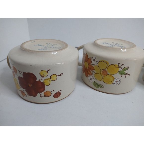 StoneCrest Autumn Glory Soup Mug Cup Vintage, Korea Casualstone, JMP - Picture 8 of 10